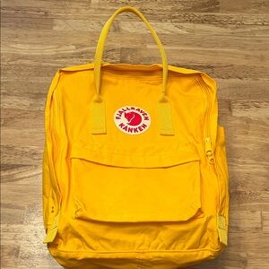 Fjallraven Kånken Yellow Backpack